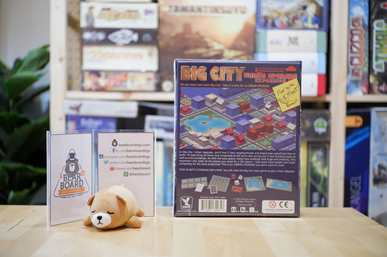 Big City: 20th Anniversary Jumbo Edition +Urban Upgrade Expansion บอร์ดเกมของแท้