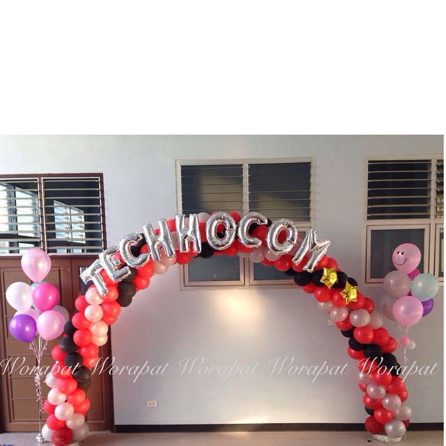 ซุ้มลูกโป่ง งานบายเนียร์ @ ราชภัฏนครปฐม