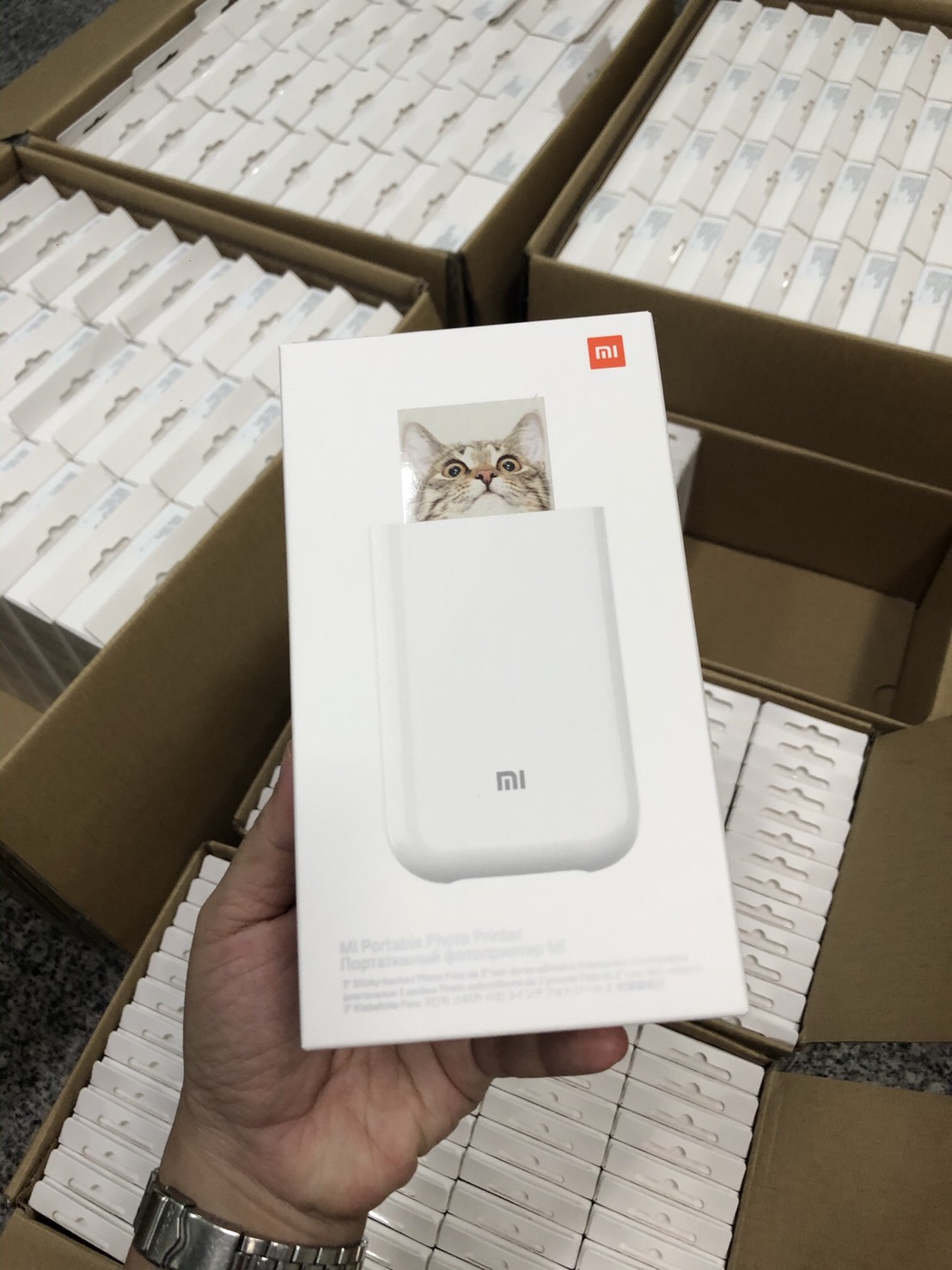 Mi Portable Photo Printer white เครื่องพิมพ์แบบพกพา (ฟรี!! กระดาษ 5แผ่นในกล่อง) ประกันศูนย์ไทย 1 ปี