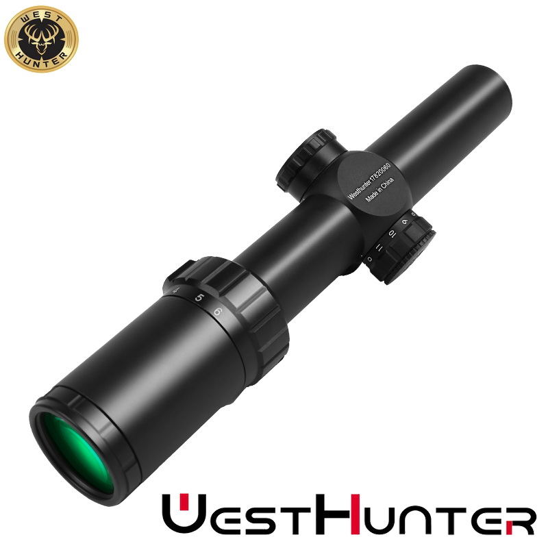 กล้องติดปืน WEST ST-R 1-6X24IR scope สินค้าแท้ รับประกัน 1 ปี