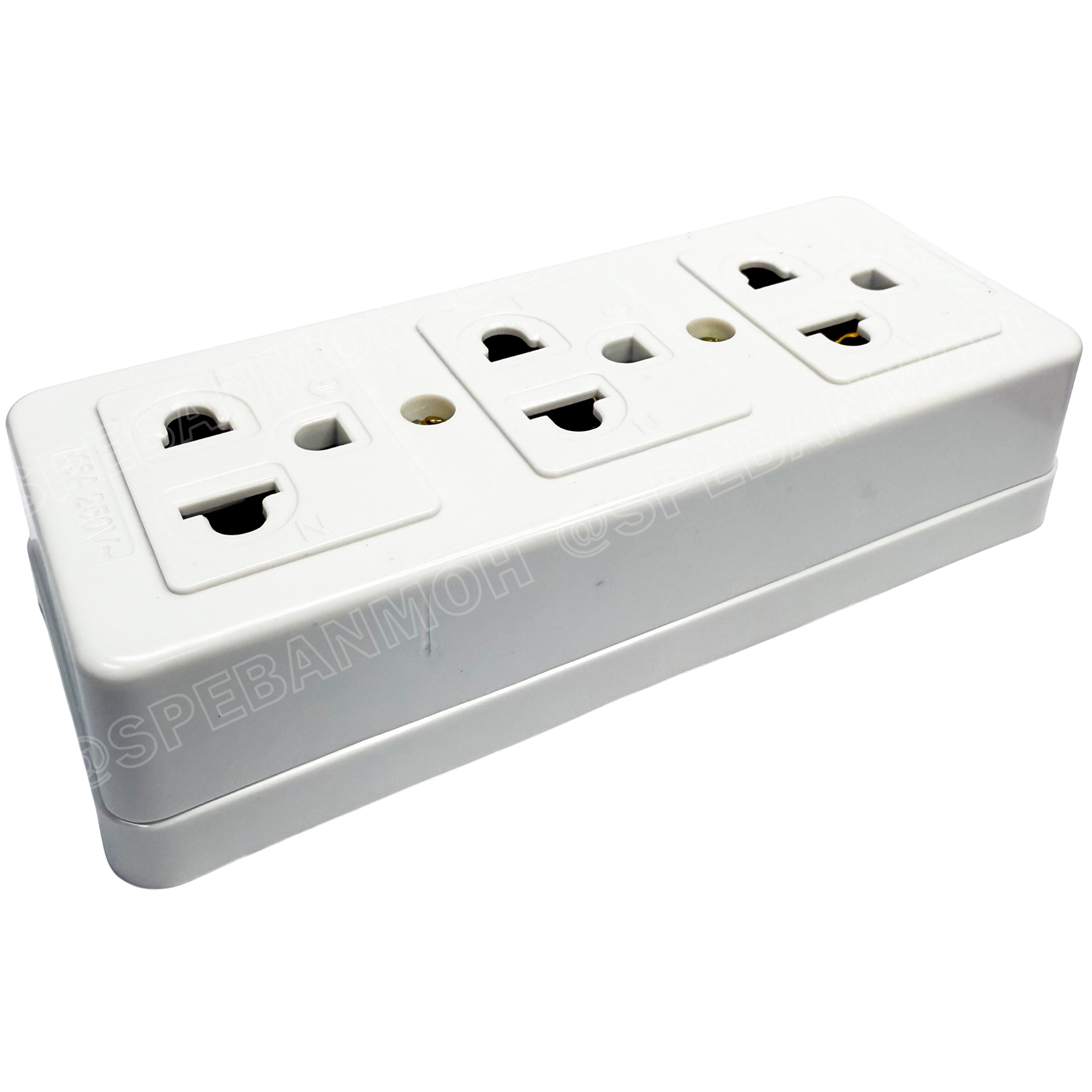 [ 1 ชิ้น / คละสี ] JRDQ-965 เต้ารับ 16A 250VAC เต้ารับ 3ช่อง มีกราวด์ ปลั๊กตัวเมีย ปลั๊กลอย ปลั๊กกราวด์ลอย มีขั้วดิน receptacle with earthing contact ขั้วทองเหลือง 3 ขา ยูนิเวอร์แซ็ล 16แอมป์ เต้ารับเอซี สำหรับทำปลั๊กพ่วง