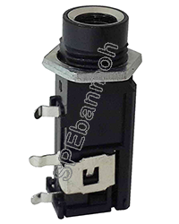 [ 5ชิ้น ] MIC-JM-0137 แจ็คไมค์ ติดแท่น (PCB Phone Jack) STEREO