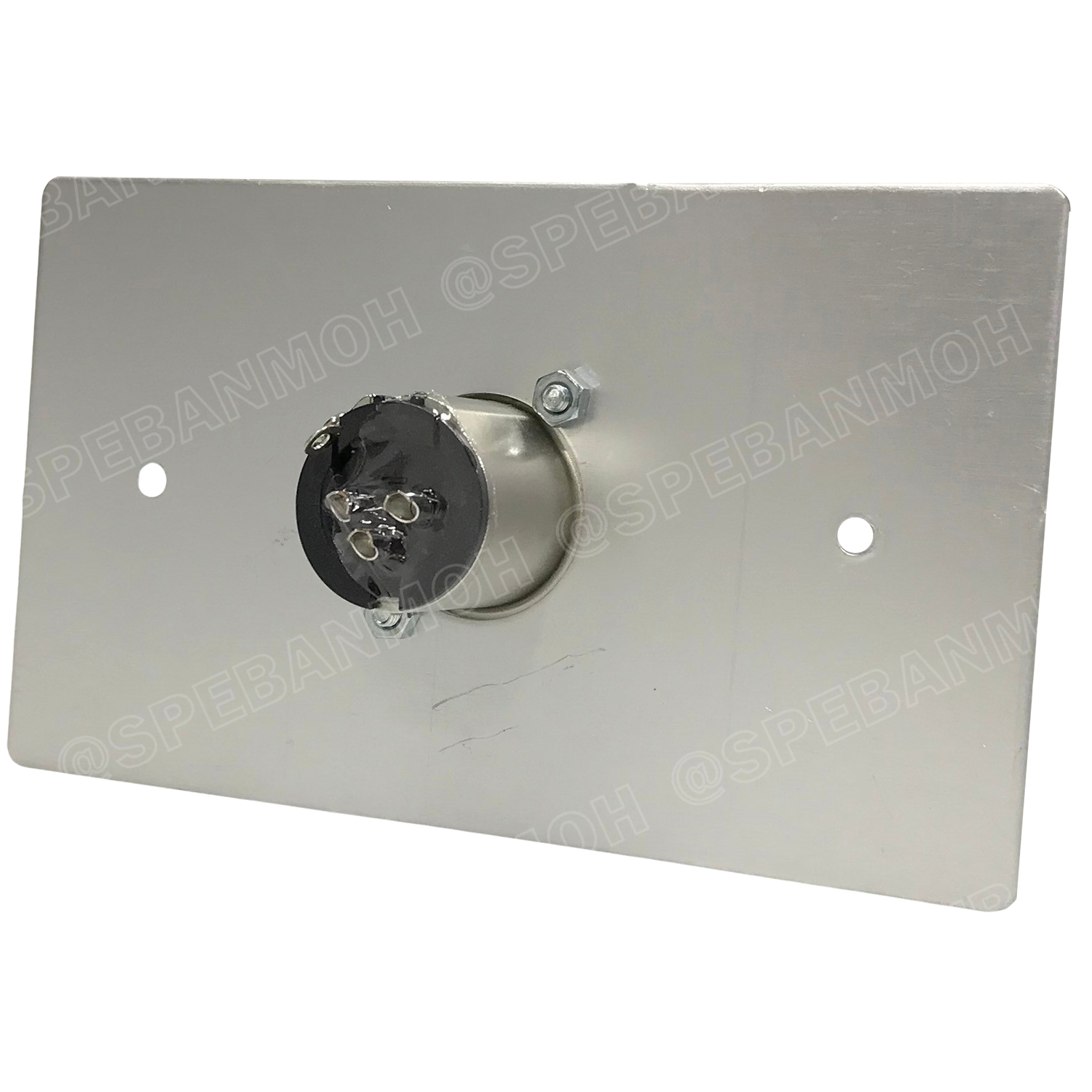 [ 1ชุด ] AMW-XLR-01P ชุดเพลทแอมฟีนอล Amphenol Audio Outlet Panel for XLR 1 Port, With Connector เพลท 1ช่อง XLR เพลทแอมฟินอล คอนเน็คเตอร์ แคนนอน Amphenol Plate อุปกรณ์เครื่องเสียง Audio Accessories เพลทเครื่องเสียง