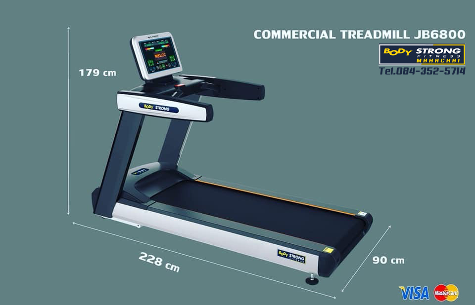 ลู่วิ่งไฟฟ้า Body Strong JB6800 Commercial
