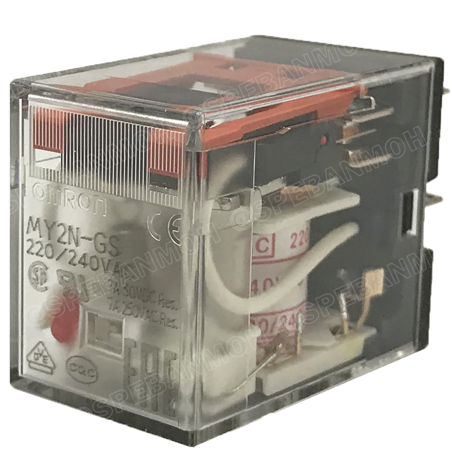 [ 1 ชิ้น ] OMR-MY2N-GS-220VAC รีเลย์ Omron MY2N 220VAC coil 220VAC 5A รีเลย์ Omron Relay Omron รีเลย์ ออมรอน omron LED Indicator รีเลย์ Relay Omron 8 ขา 5A รีเลย์อุตสาหกรรม รีเลย์ MY2N ยี่ห้อ Omron พาวเวอร์รีเลย์