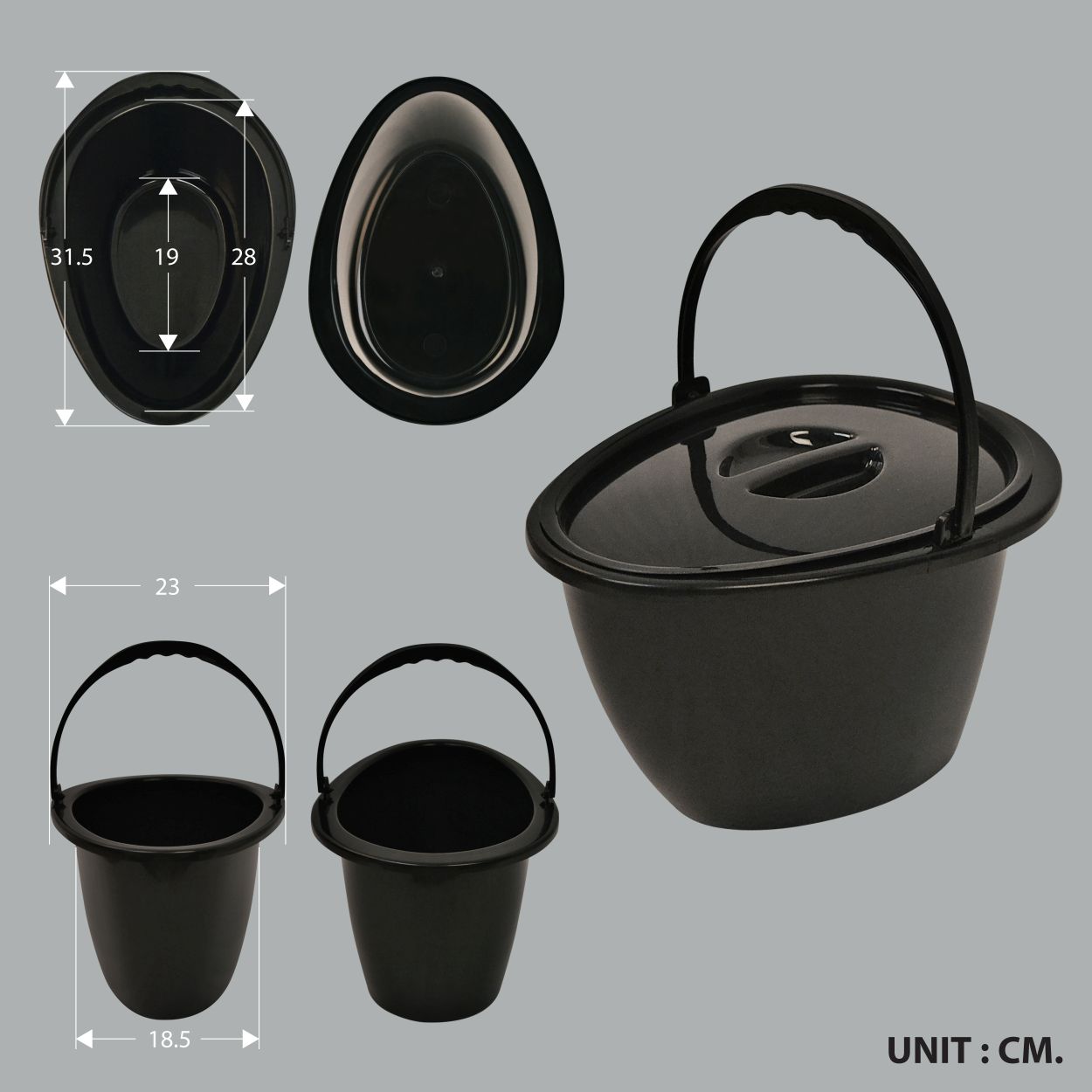 QLine สุขภัณฑ์เคลื่อนที่ PL-901