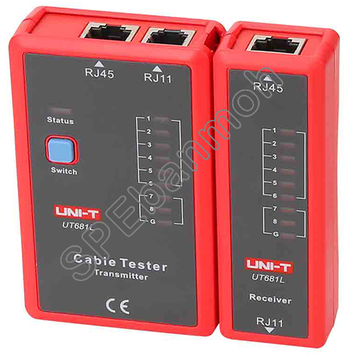 UT681L เครื่องทดสอบสายแลน เครื่องเช็คสายแลน RJ45 Tester Cable เครื่องตรวจสอบสายแลน
