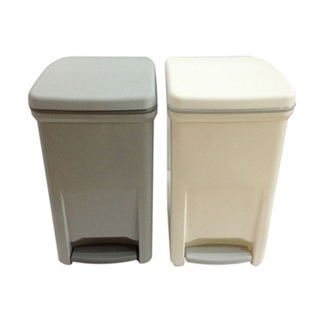 ถังขยะ 6.5 ลิตร ถังขยะแบบเท้าเหยียบ ทรงเหลี่ยม พร้อมถังซับด้านใน