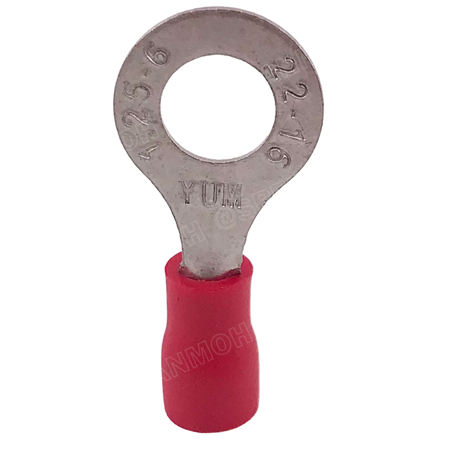 [ 100 ตัว/ถุง ] RV1.25-8 สำหรับสาย 0.5-1.5 sq.mm 22-16AWG หางปลากลม หางปลาหุ้มฉนวน เทอร์มินอล หางปลาย้ำสายไฟ หางปลา หางปลากลมหุ้ม หางปลาแฉก Terminal Crimping หางปลา กลมหุ้ม หางปลาต่อสาย ขั้วต่อสายไฟ หางปลาวง หางปลา RV Spade Terminal หางปลากลมหุ้มฉนวน