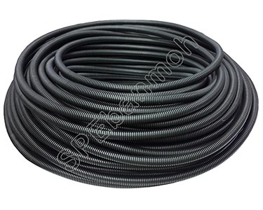 [ 100เมตร/ม้วน ]ท่อกระดูกงูเก็บสายไฟ (แบบผ่า) SLT-7410-BLK ท่อผ่า (Split Loom Tube) 7.4x10