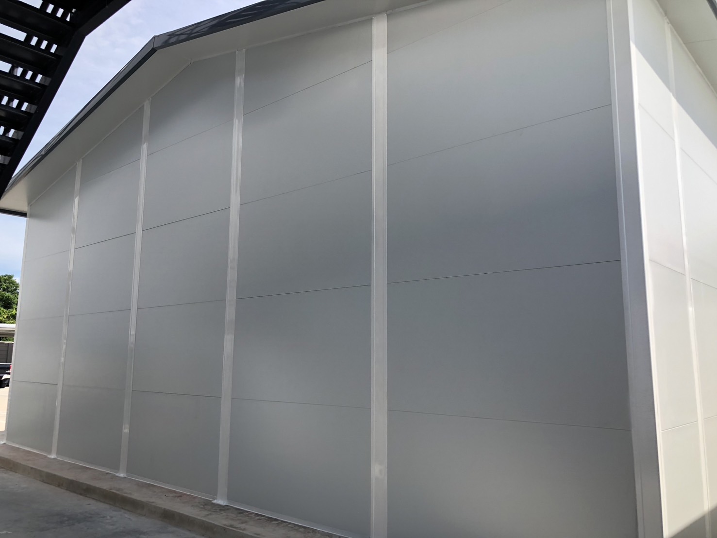 สำนักงานสำเร็จรูปผนังหลังคากันร้อนEPSโฟม 10x25x4m.สมุทรปราการ