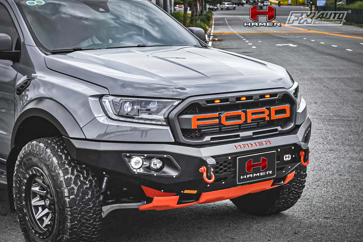 กันชนหน้า HAMER KING SERIES BULL BAR Ford Ranger 2015-2021