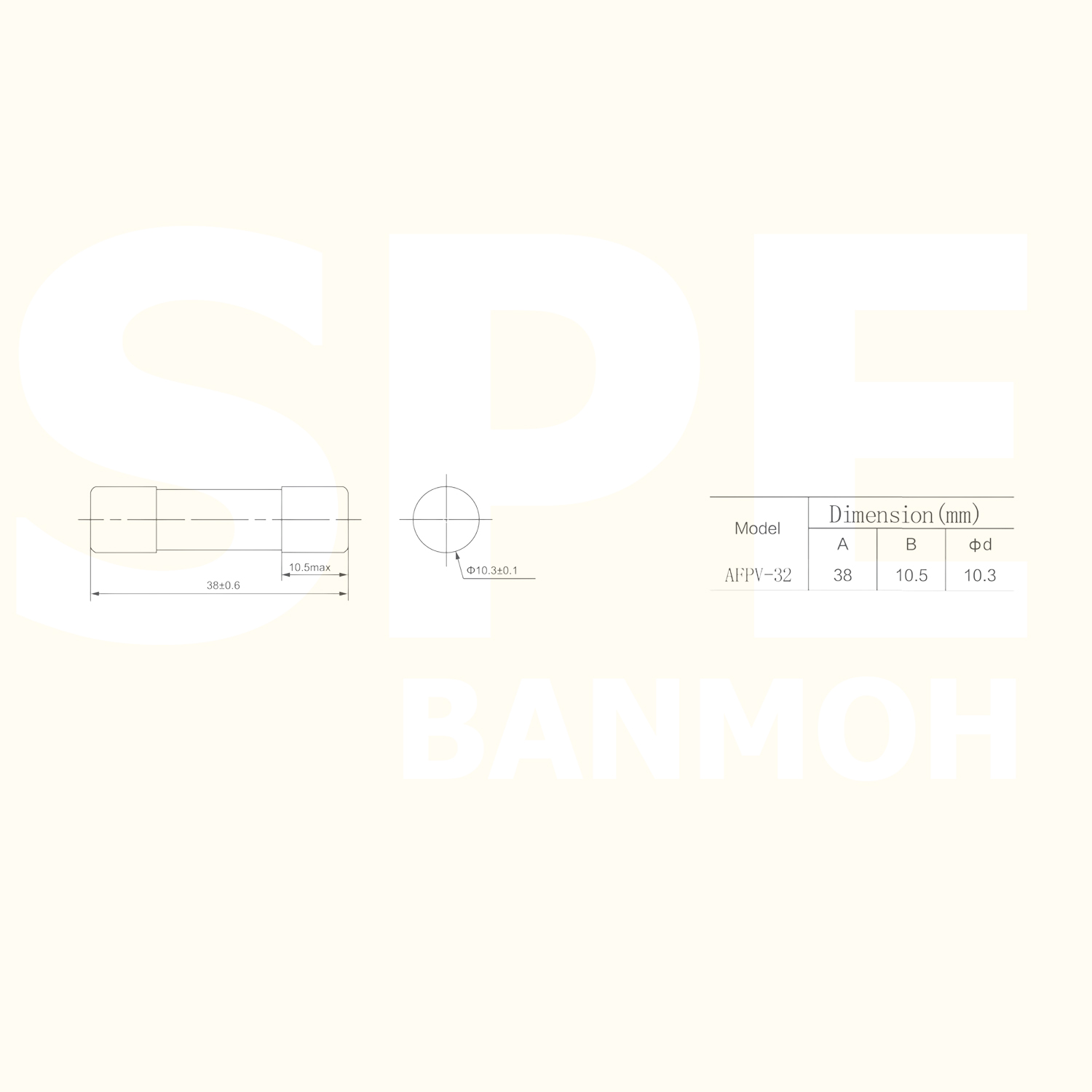 [ 1 ชิ้น ] AFPV-10x38 AFT ลูกฟิวส์ DC 10X38 mm 1000VDC 20kA ฟิวส์ดีซี Fuse DC สำหรับ โซล่าเซลล์ ลูกฟิว PV ฟิวส์กระบอก สำหรับโซล่าเซลล์ Fuse Link Solar PV ป้องกันกระแสเกิน ป้องกันลัดวงจร ฟิวส์กระเบื้อง ลูกฟิวส์ ฟิวส์กระบอก