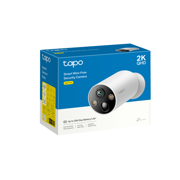 กล้องวงจรปิด TP-Link Tapo C425 Smart Wire-Free Security Camera