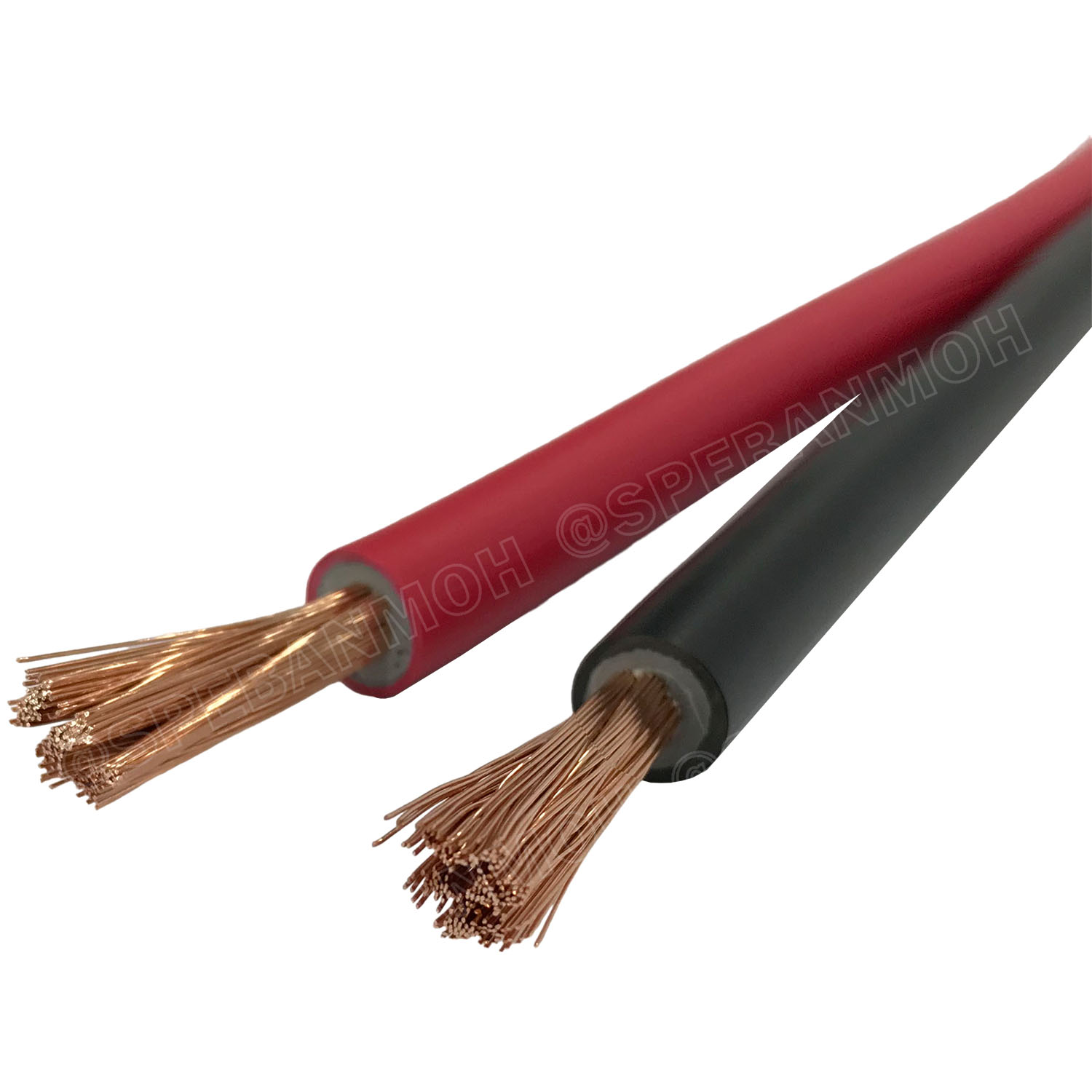 [ 1 เมตร ] SJK-ฺBT-16MM สายแบตเตอรี่ 16sq.mm SJK Batter Cable สายพ่วงแบต SJK สายเชื่อมแบต ทองแดงแท้ SJK Battery Cable พ่วงแบตเตอรี่ สายเต็ม ทองแดงแท้ Copper 99.99% สายเต็ม