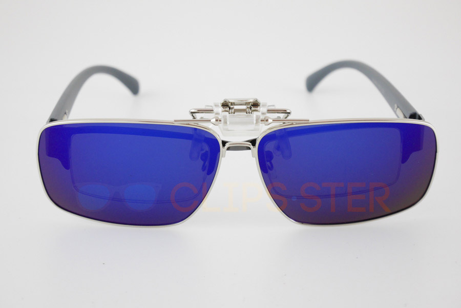 คลิปออนกันแดด Clipsster รุ่น Trapster เลนส์ฟ้าปรอท