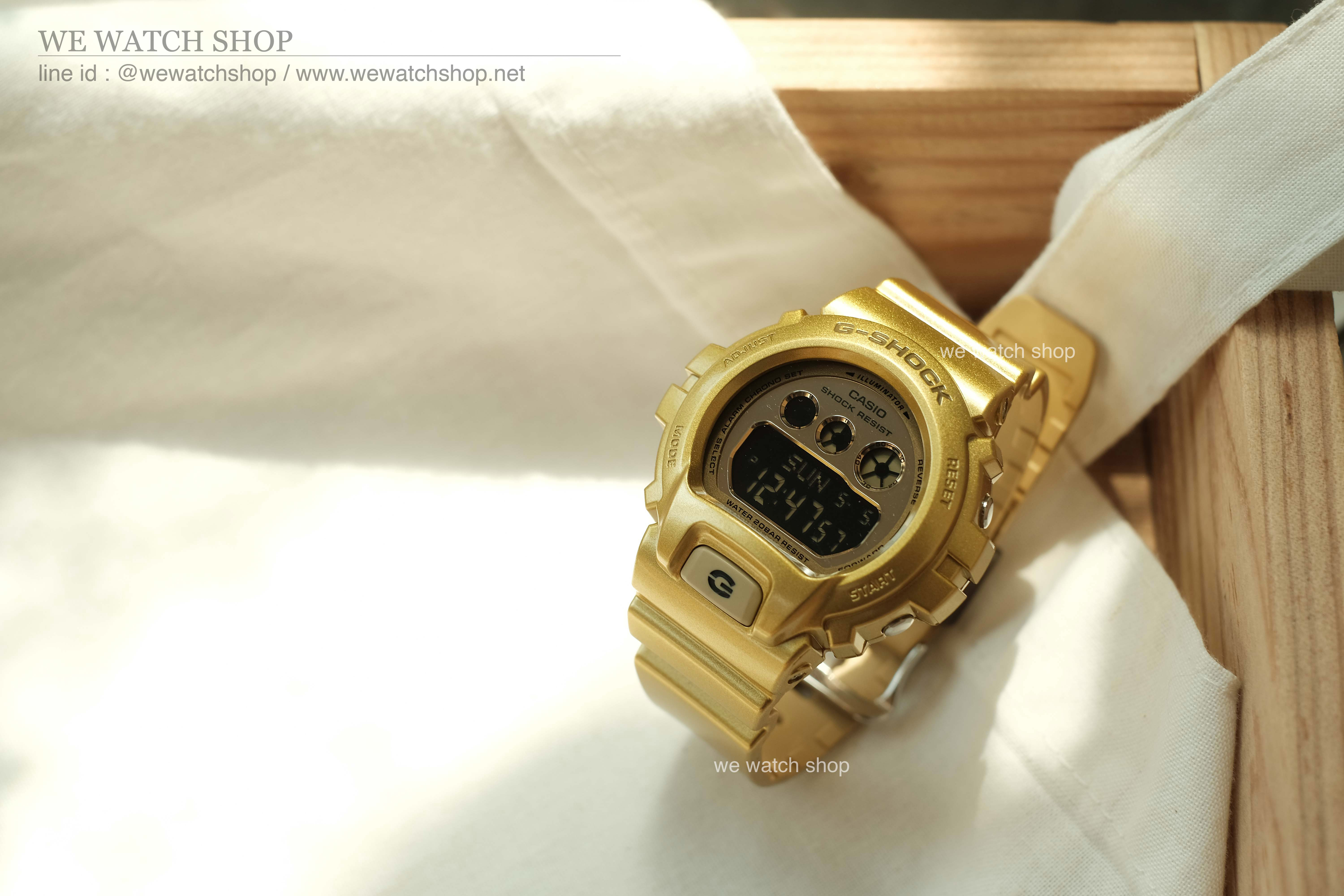 CASIO G-SHOCK รุ่น GMD-S6900SM-9 สีทอง สินค้าของเเท้ รับประกันศูนย์ CMG