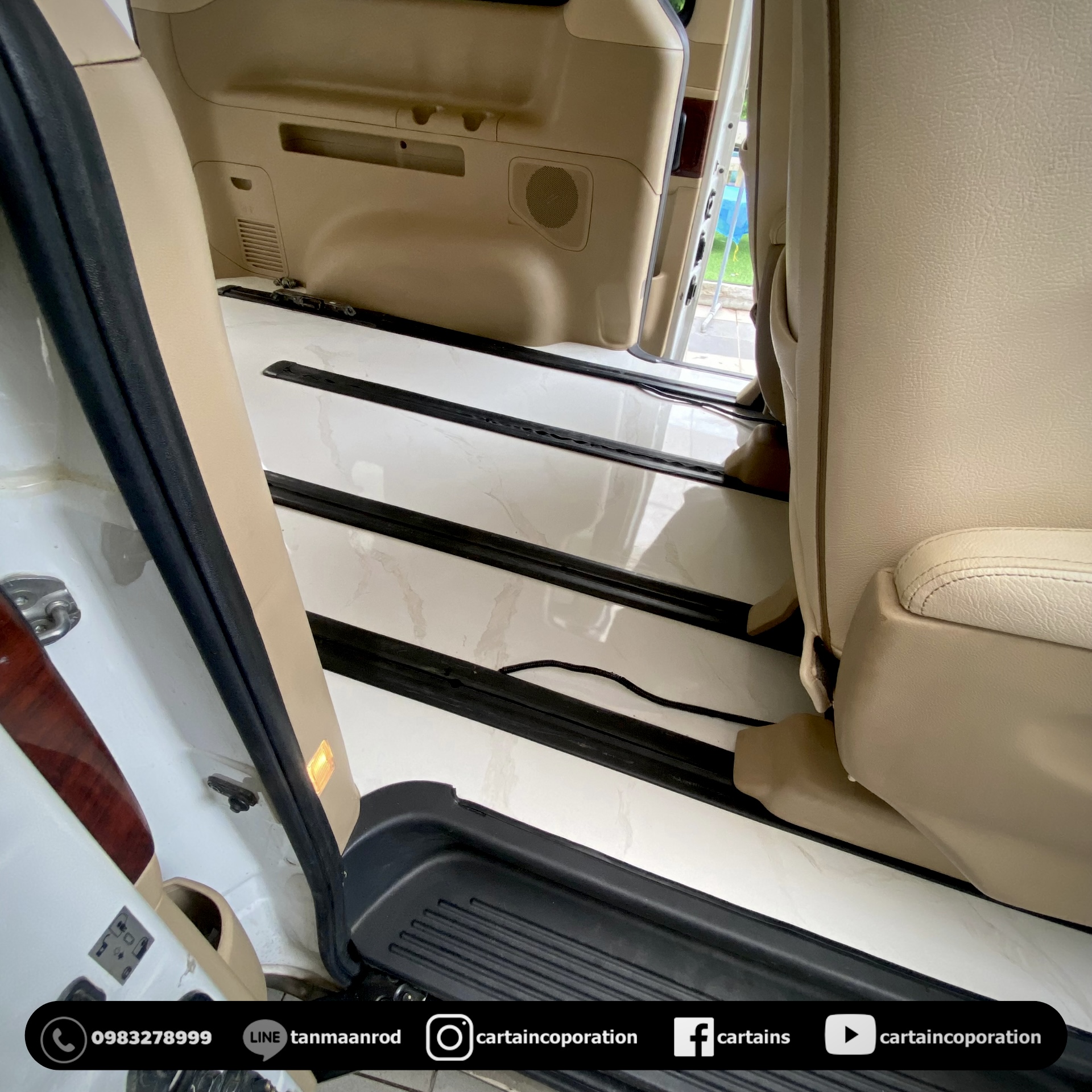 ปูพื้นลามิเนต Hyundai starex