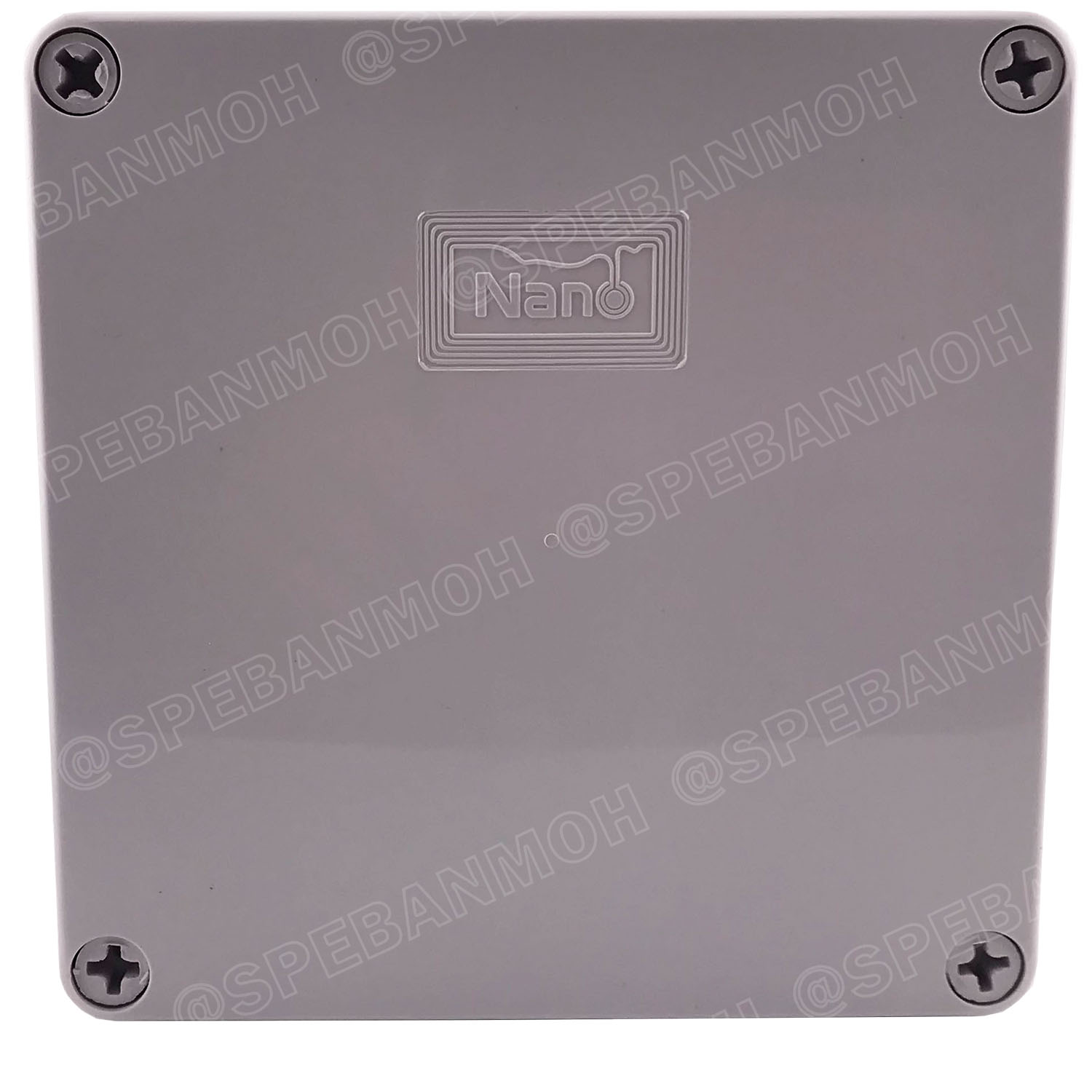 [ 1ชิ้น ] 204W-NNP Nano 6นิ้ว กล่องพักสายไฟ กันน้ำ สีขาว White Junction Box WaterProof 6นิ้ว 6x6inch กล่องกันน้ำ บล็อคพักสายไฟ พลาสติก 149x149 mm กล่องพักสายแบบเจาะรู บล็อกกันน้ำ กล่องไฟกันน้ำ Waterproof Box กล่องเก็บสายไฟ เก็บสายไฟ เก็บสาย แบบเหลี่ยม