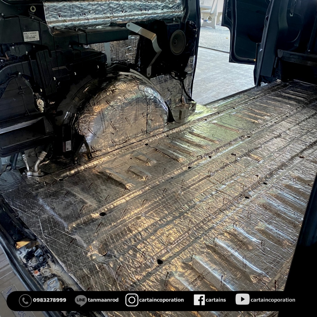 แดมป์เก็บเสียง ลดเสียงภายนอก Benz vito