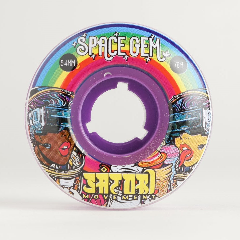 SATORI SPACE GEM CLEAR WHEELS 54MM/78A