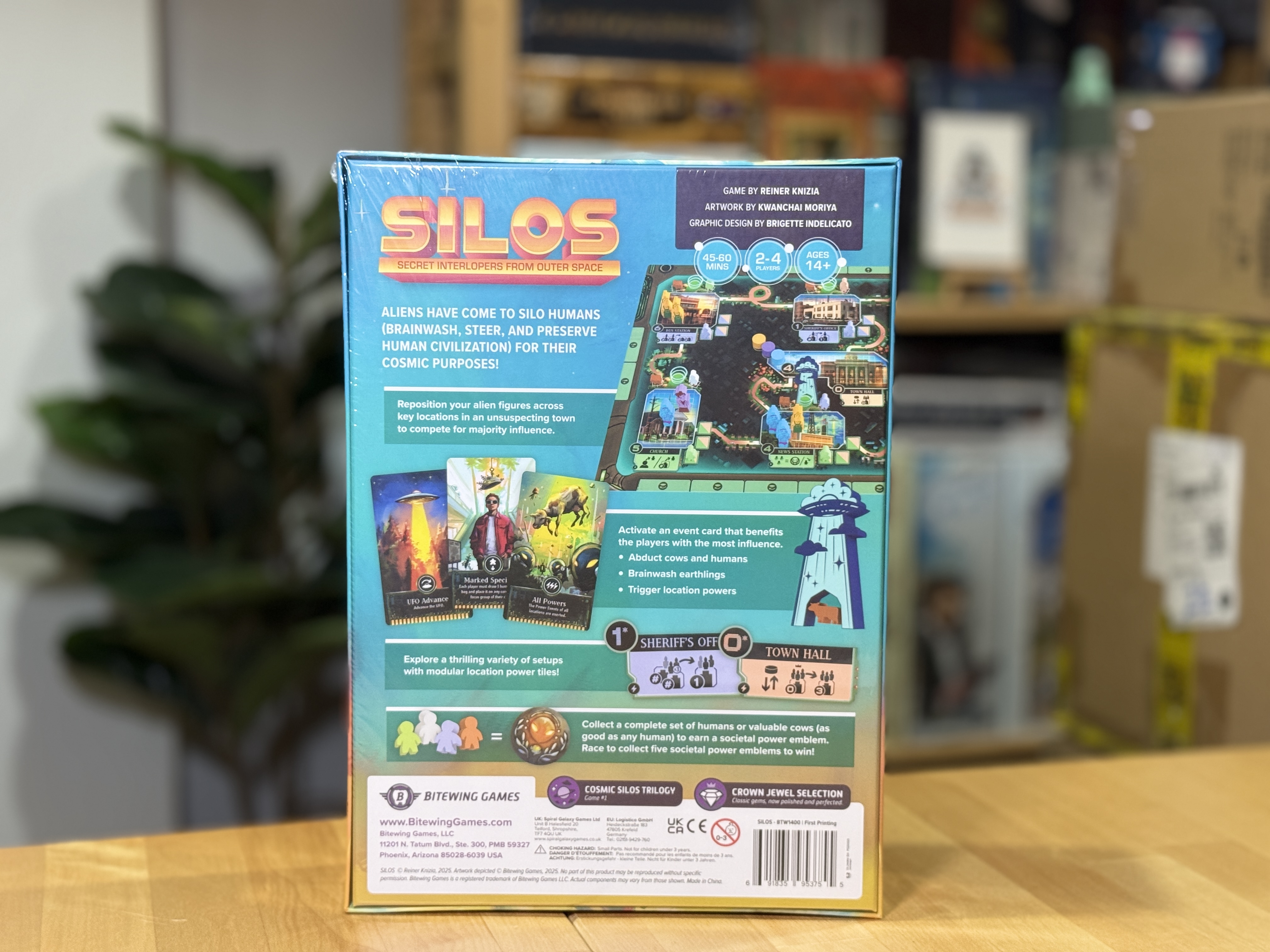 SILOS: Secret InterLopers from Outer Space! และส่วนเสริม Crop Circles Module บอร์ดเกม ของแท้