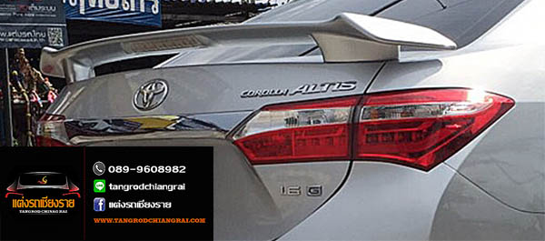 สปอยเลอร์ แบบยกมีไฟเบรค ALTIS 2017-2018