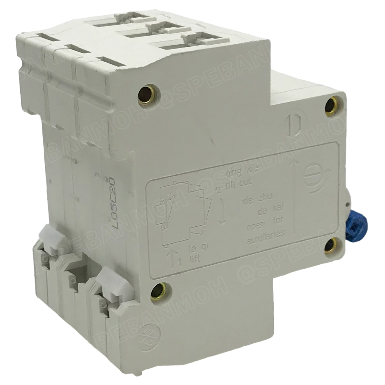 [ 1ชิ้น ] RFB1-63 3P 20A เบรกเกอร์ 6kA Type C เมนเบรกเกอร์ เบรกเกอร์ลูกย่อย ลูกย่อย 3โพล เบรกเกอร์กันไฟเกิน BF เซอร์กิตเบรกเกอร์ RFB1-63 415VAC 3เฟส เบรกเกอร์ไฟบ้าน ยึดรางปิกนก เบรกเกอร์ติดรางดินเรียล 3Phase Mini Circuit Breaker MCB 3P