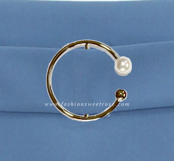 SK-403 กระโปรงแฟชั่น&ทำงาน ทรงดินสอ ผ้า GALAXY สีฟ้า