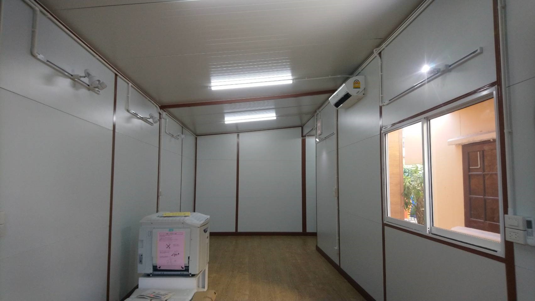 บ้านน็อคดาวน์ ผนังหลังคาepsโฟม 3.40x5.460m.