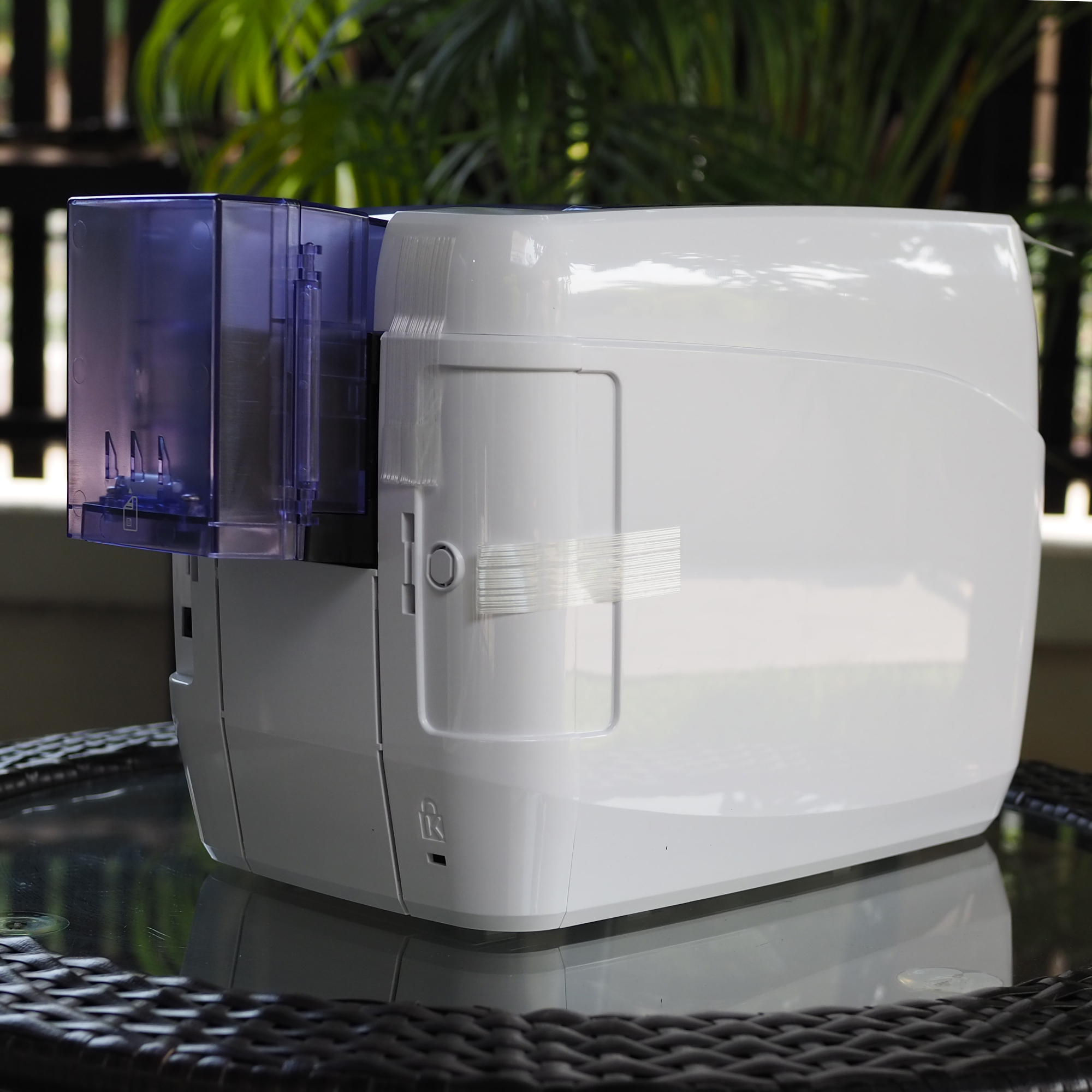 Pointman เครื่องพิมพ์บัตรพลาสติก เครื่องพิมพ์บัตรพนักงาน บัตรข้าราชการ บัตรประจำตัว บัตรนักเรียน Card printer Nuvia N20 Dual พิมพ์สองด้านอัตโนมัติ