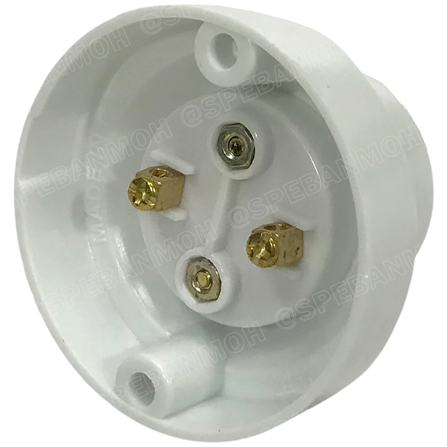 [ 5ชิ้น ] E27-502 สีขาว White ขั้วรับหลอดเเป้นเกลียว E27 ( E27 Lamp Holder ) E27 ขั้วหลอดไฟพร้อมสาย สายหล่อหัว ขั้ว E27 ขั้วหลอดไฟสีดำ ไม่นำไฟฟ้า ขั้วกันน้ำ ขั้วหลอดไฟกันน้ำ ขั้วหลอดไฟคุณภาพ lamp holder