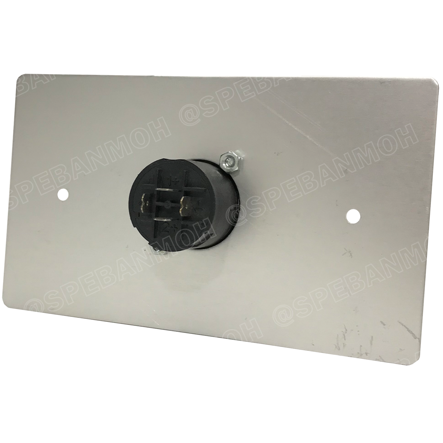 [ 1ชุด ] AMW-SPK-01P ชุดเพลทแอมฟีนอล Amphenol Audio Outlet Panel with Speakon 1 Port เพลทแอมฟินอล สเป็คคอน คอนเน็คเตอร์ สเปคคอน Amphenol Plate อุปกรณ์เครื่องเสียง Audio Accessories เพลทเครื่องเสียง คอนเน็คเตอร์ลำโพง ขั้วลำโพง Speaker Terminal