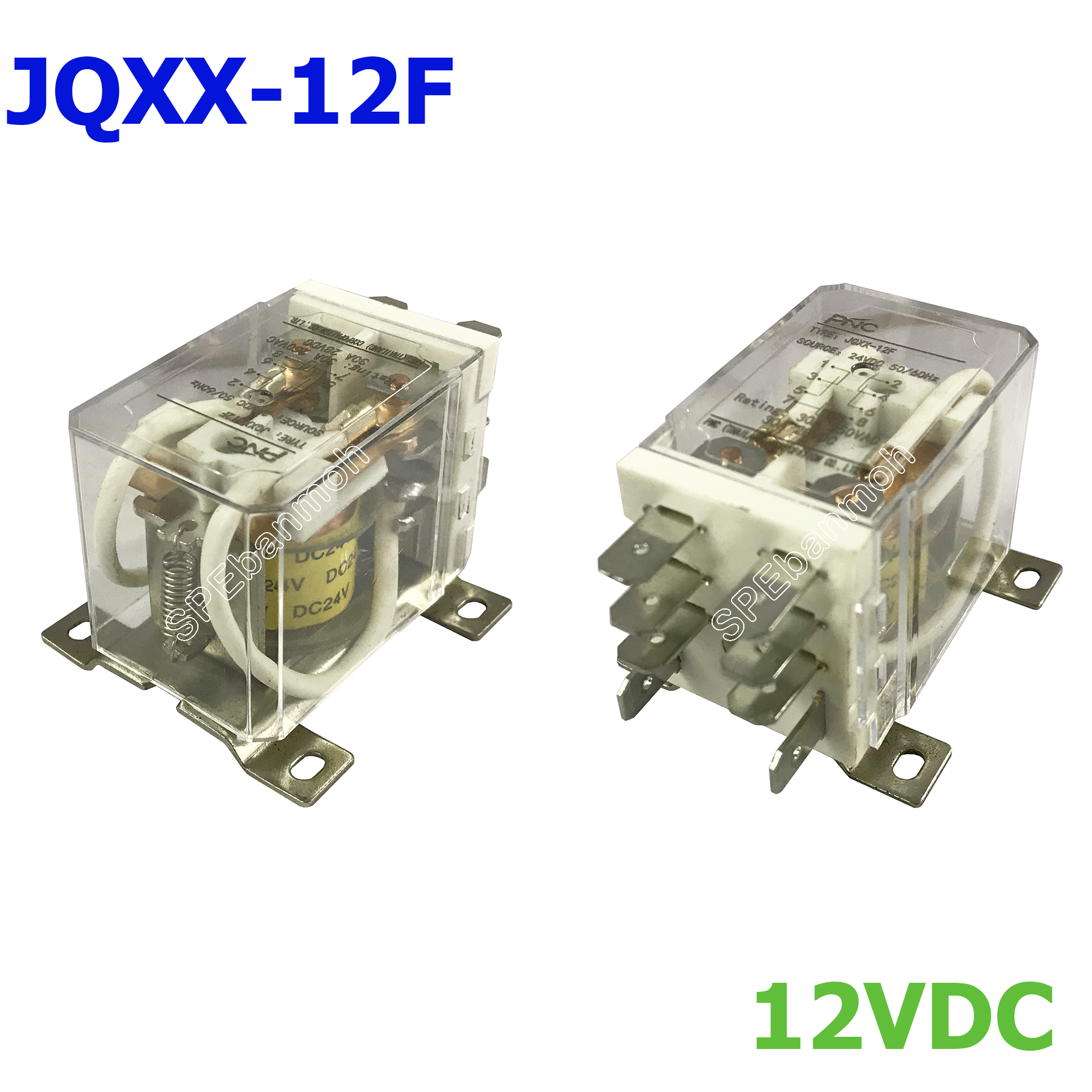 JQXX-12F-012V รีเลย์ JQXX-12F 12VDC 30A 250VAC 30A 28VDC