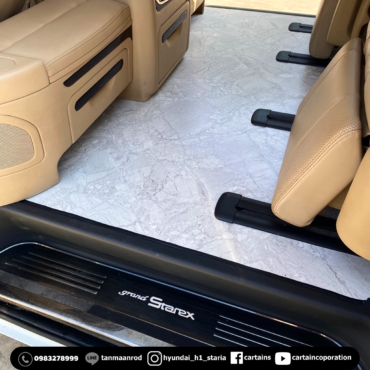 ปูพื้น รถ ฮุนได hyundai h1 starex และ staria