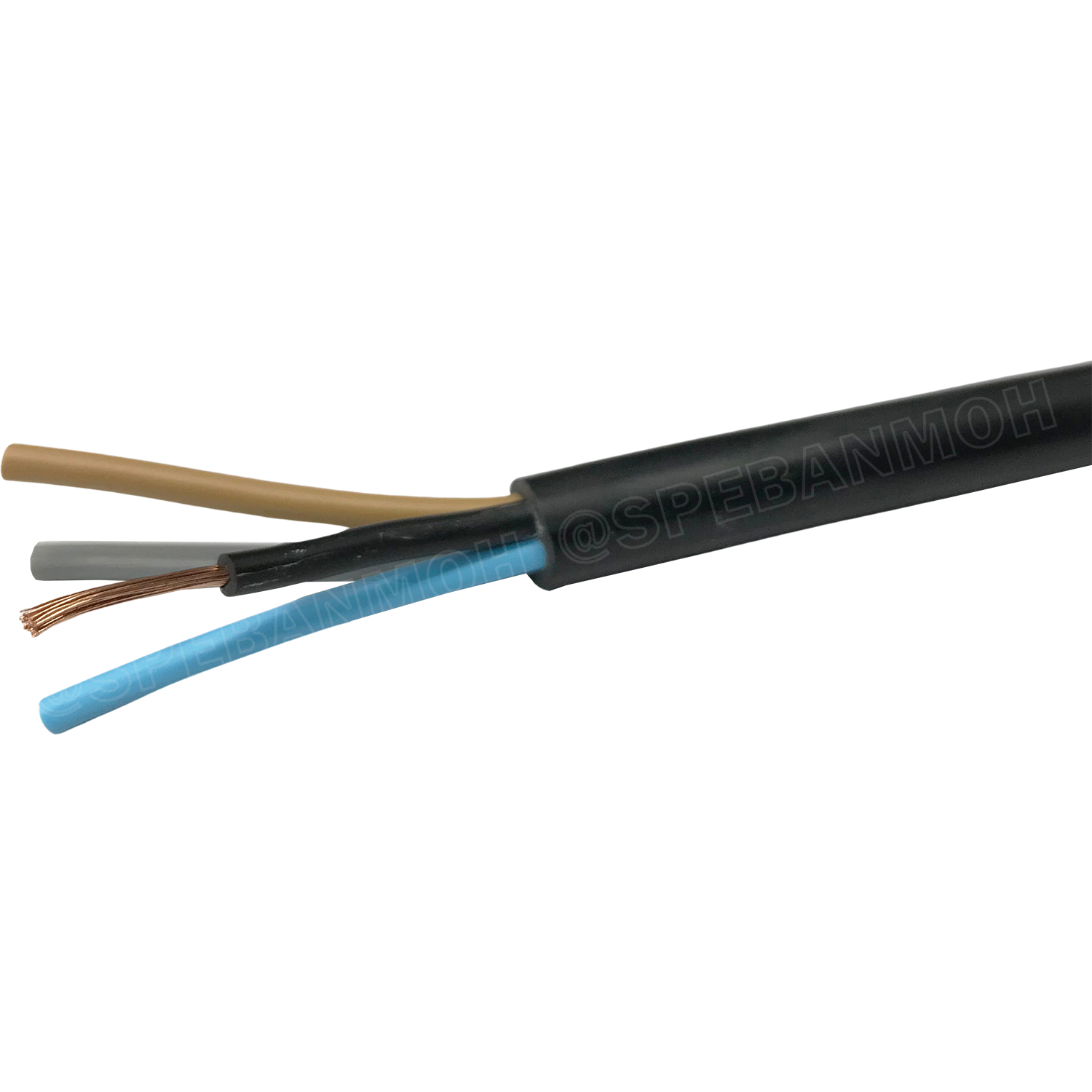 [ 2 เมตร ] VCT-4x1.0 สาย VCT 4C X 1.0 sq.mm สายอ่อน 4 คอร์ Size 1.0 sq.mm VCT AC Power Cable สายไฟ AC สายปลั๊ก IEC53 สายมาตรฐาน มอก. TIS 11-2553 4x1.0 สายไฟเอซี สายไฟบ้าน VCT Cable Flexible Cable สายไฟ ฉนวนPVC สายไฟอ่อน