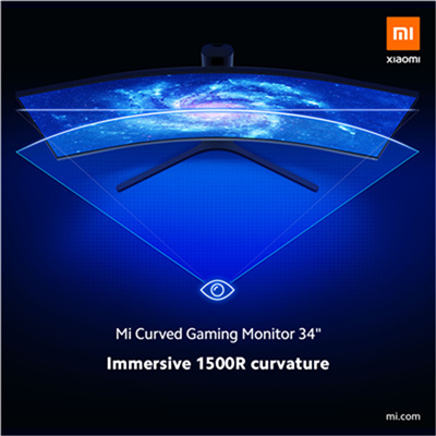 Xiaomi Curved Gaming Monitor 34 Inch XMI-BHR5133GL เกมมิ่งมอนิเตอร์จอโค้งขนาด 34 นิ้ว ประกันศูนย์ 1 ปี