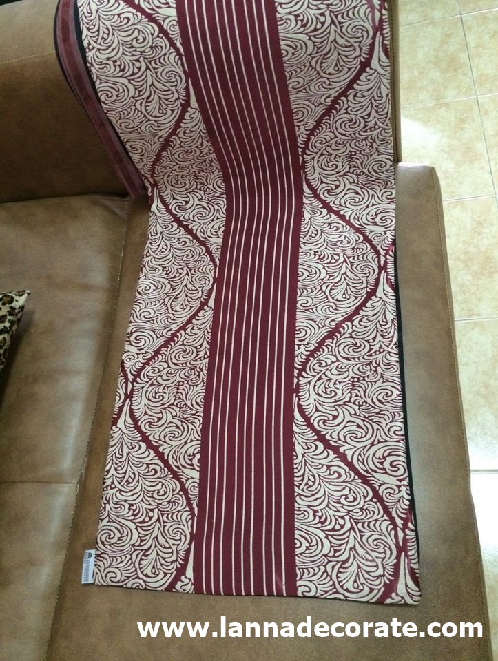 ผ้าคาดเตียงลายโมเดิร์นคลาสสิค ขนาด 35*250 ซม.