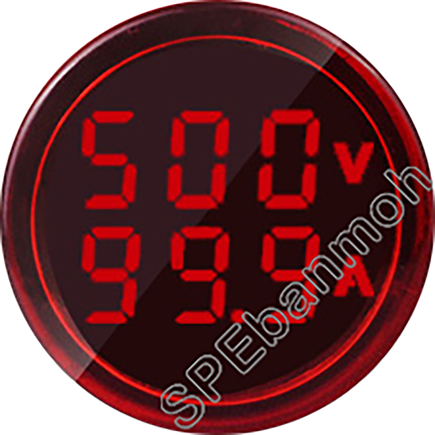 [ 1ชิ้น ] AD16-22DVA ไฟล็อตแลมป์ วีดแรงดัน กระแส AC หลอดวัด V A 22mm หน้ากลม 0-100A 50-500VAC หลอดหน้าตู้คอนโทรล 22มิล พร้อม CT LED Indicator lamp หลอดไฟ Pilot Lamp แอมป์มิเตอร์ โวลต์มิเตอร์ มิเตอร์ดิจิตอล