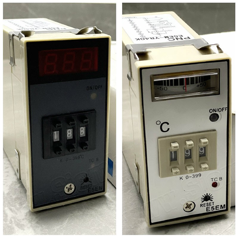 เทมเพอระเชอร์ คอนโทรลเลอร์ Temperature Controller (PNC) E5EM-YR40K (ตัวชี้อุณหภูมิแบบเข็มวัด), E5EN-YR40K (ตัวชี้อุณหภูมิแบบดิจิตอล)