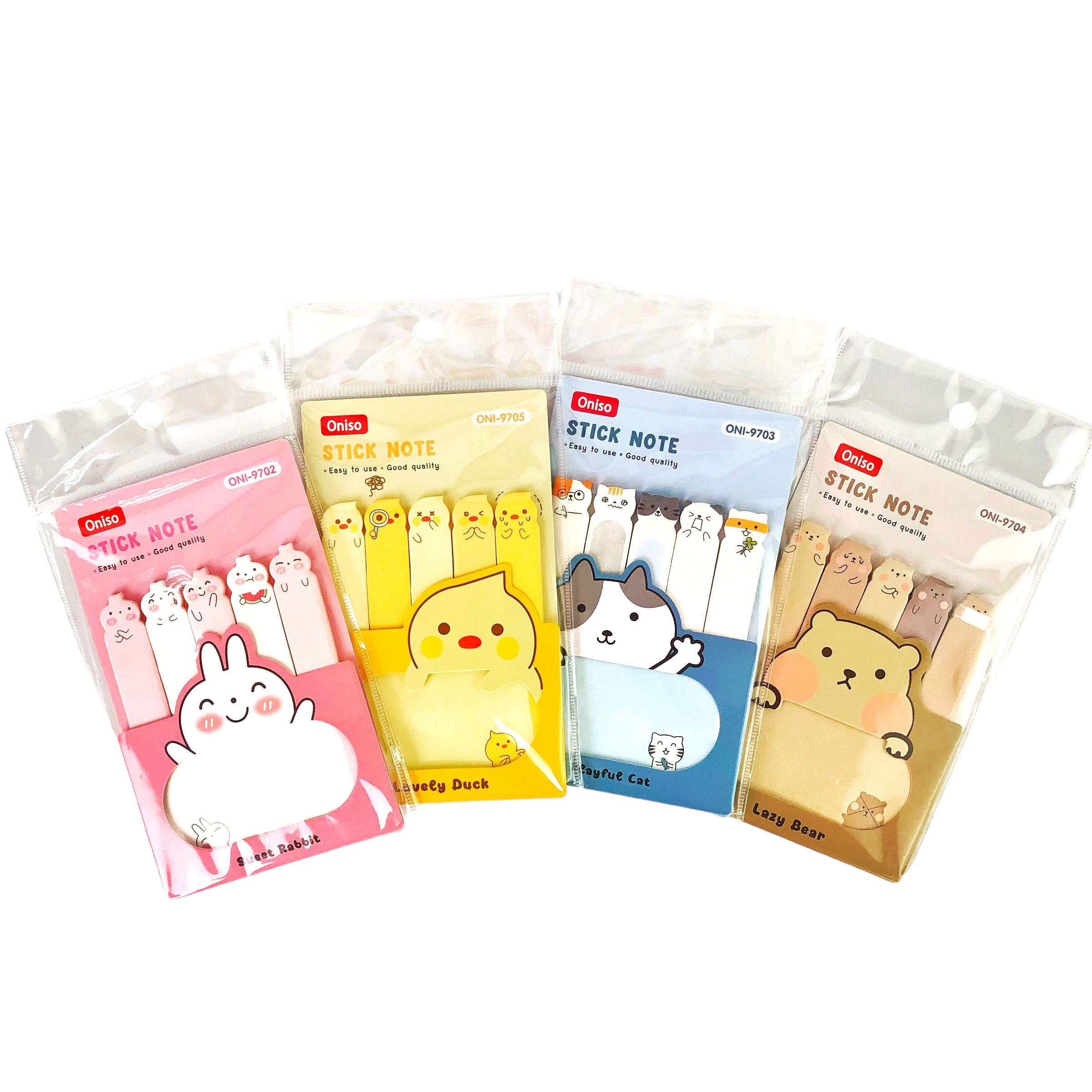 กระดาษโน๊ต มีกาวในตัว Oniso รุ่น ONI-9704 , ONI-9703 , ONI-9705 , ONI-9702