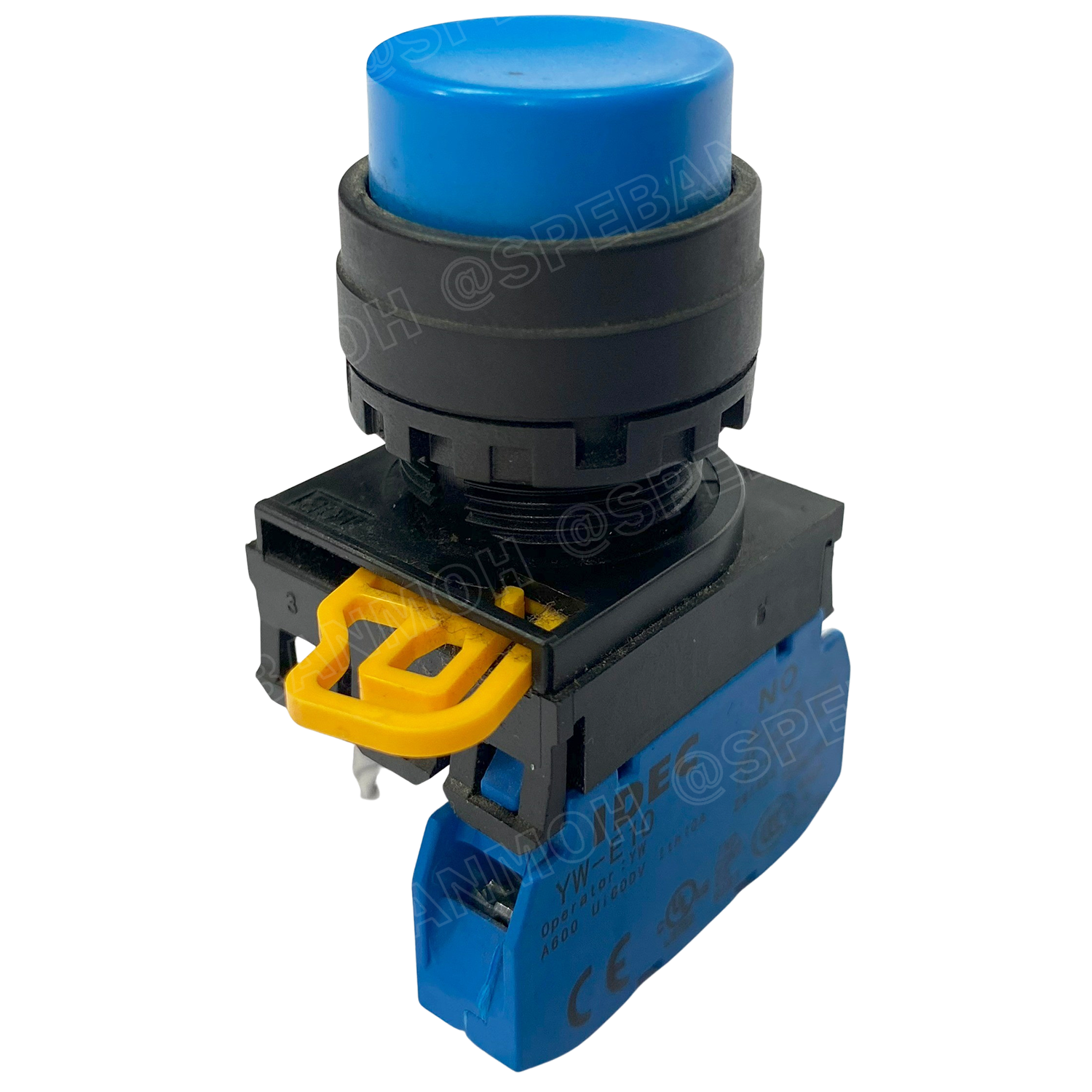 [ 1ชิ้น ] YW1B-A2E10 สวิทช์ กดติดกดดับ สีน้ำเงิน Blue 1NO IDEC ไอเดค สวิทช์คอนโทรล 22mm Push Button Switch สวิทช์ไฟ กดค้าง Maintained สวิทช์กด คอนแท็คเสริม NO สวิทช์ไฟฟ้า 22 มิล Control Switches สวิทช์หน้าตู้ 22มิล สวิทช์กดติด-กดดับ