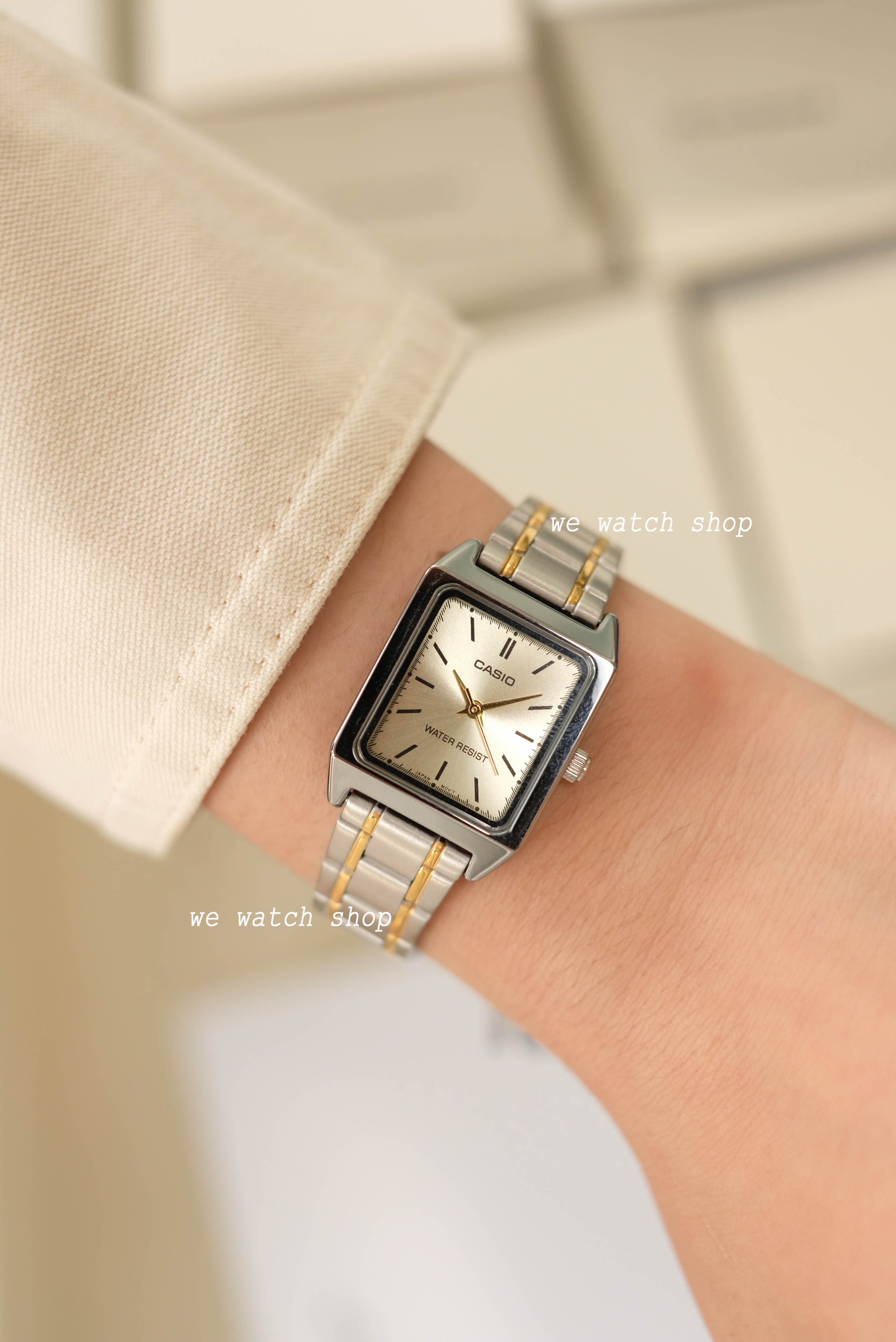 CASIO Standard รุ่น LTP-V007SG-9EUDF สายสแตนเลส สีเงิน สินค้าใหม่ ของแท้ รับประกันศูนย์ CMG