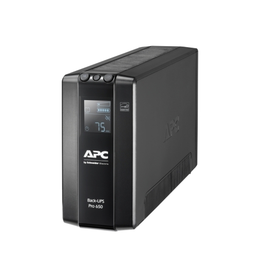 APC Back UPS Pro BR 650VA 6 Outlets AVR LCD Interface เครื่องสำรองไฟ 390 Watts/ 650VA รุ่น BR650MI ประกัน 3 ปี