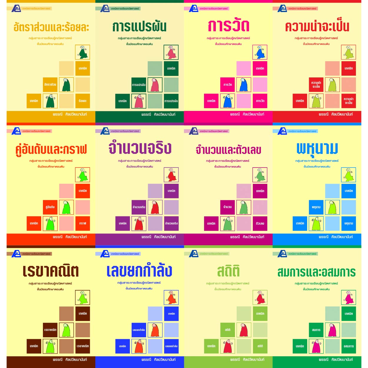 หนังสือ ชุด เทคนิคการเรียนคณิตศาสตร์ ม.ต้น PC