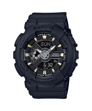 CASIO BABY-G รุ่น BA-110GA-1ADR สีดำ สินค้าของเเท้ รับประกันศูนย์ CMG