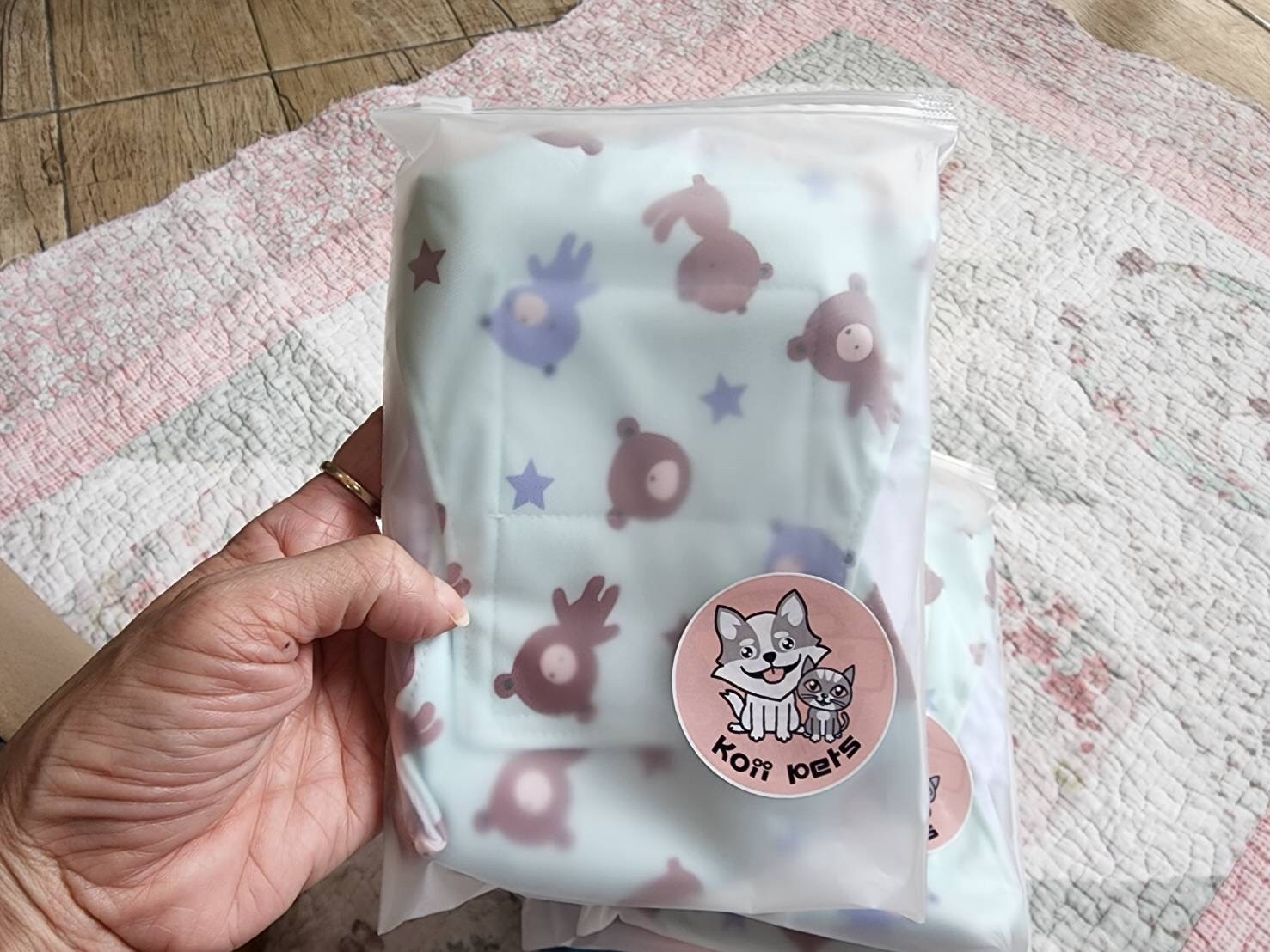 โอบิอนามัยแบบซักได้ สำหรับสุนัขเพศผู้ ไซส์S กว้าง15cm. ยาว41cm. (รวมส่ง)