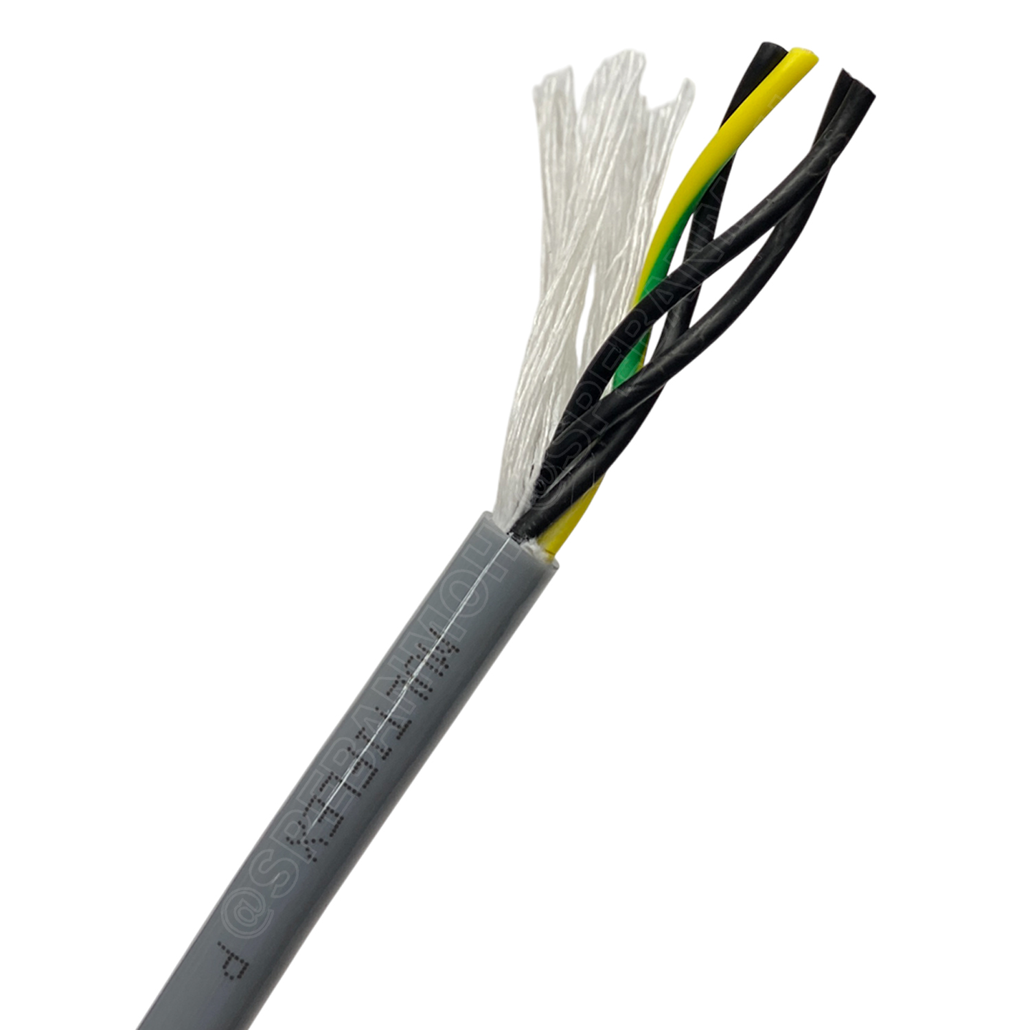 [ 1 เมตร ] สายไฟสำหรับรางกระดูกงู MultiFlex P งานเคลื่อนที่ ช้า-เร็ว ใช้กับงาน Robot Highly flexible drag chain NYX สายไฟอ่อนตัว Drag chain cables and Movement cables สายรางกระดูกงู สายไฟเคลื่อนที่ Moving Cable ทนน้ำมันทนสารเคมี สำหรับใช้ในโรงงาน สายเคเบิ