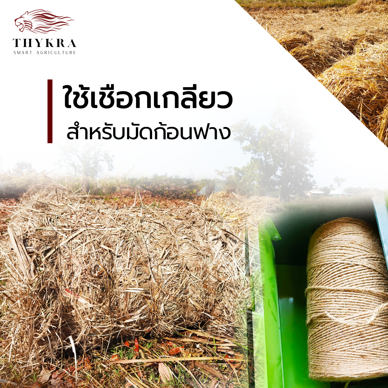 เครื่องอัดฟางก้อนทรงสี่เหลี่ยม รุ่น 200 (กำลังผลิต 180-240 ก้อน/ชั่วโมง) เครื่องอัดฟางข้าว เครื่องม้วนฟาง เครื่องอัดฟางก้อนกลม รถอัดฟาง ที่อัดฟาง เครื่องอัดก้อน เครื่องอัดหญ้าแห้ง เครื่องอัดฟางราคาถูก Square Balers