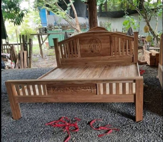 เตียงนอนไม้สัก 6 ฟุต Teak-22
